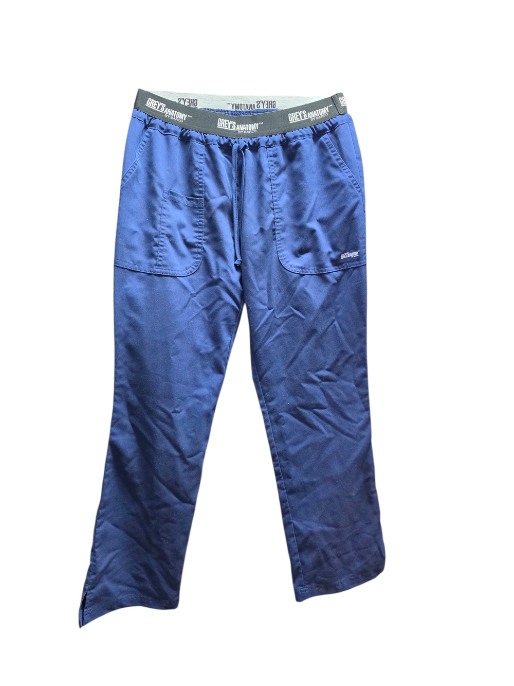 Grey's Anatomy Men’s Royal Blue Drawstring Jogger Scrub Pants